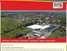 Tablet Screenshot of mfg-freizeit.com